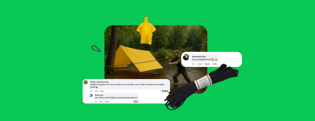 🪢 Kam kuprinėje reikalinga virvė? (Ir ne, ne tam, ką galvojat)