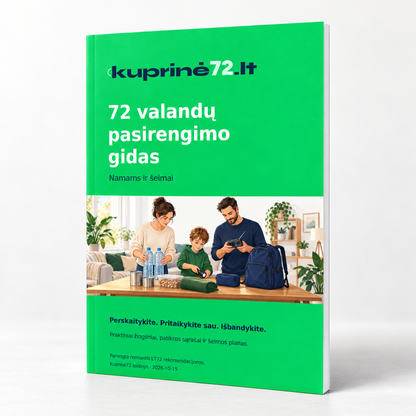 72 valandų išgyvenimo gidas | Skaitmeninis PDF